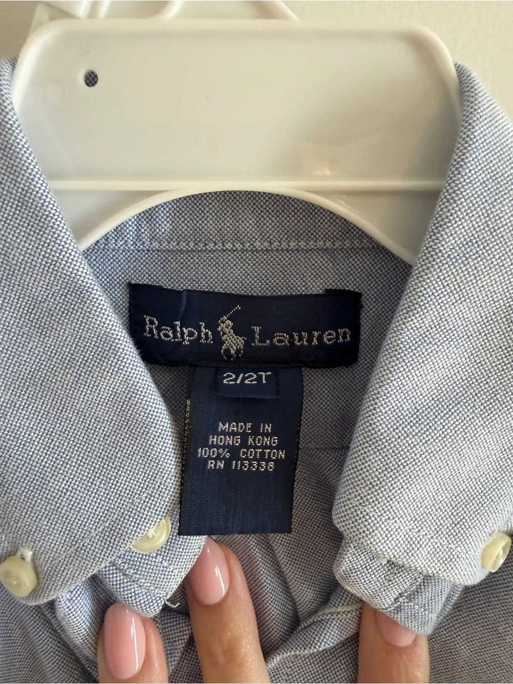 Ralph Lauren Light Blue Boys' Button-Down Oxford Shirt